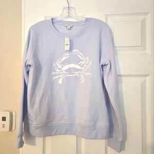 J crew crab sweatshirt
